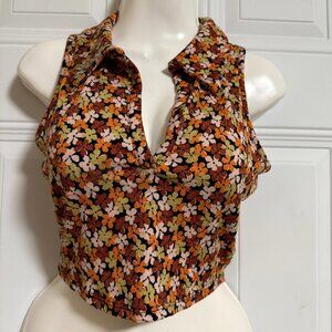 Earthbound Cropped Top Boho Cottagecore Goblincore‎ SZ Small